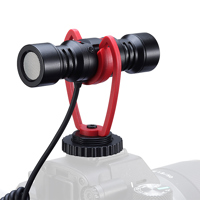 

Ulanzi SAIREN T-Mic Cardioid Dual-Head Microphone for Smartphone, Camera