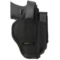 

Uncle Mike's Sidekick Ambidextrous Medium to Large Hip Holster with Mag Pouch, Kodra, Size 16, Black