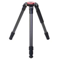 

UniqBall IQuick3Pod 36.3 3-Section Carbon Fiber Professional Tripod, 77 Lbs Capacity, 48" Maximum Height, Black/Red