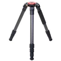 

UniqBall IQuick3Pod 36.4 4-Section Carbon Fiber Professional Tripod, 77 Lbs Capacity, 56" Maximum Height, Black/Red