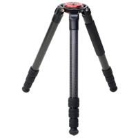 

UniqBall IQuick3Pod 40.4 4-Section Carbon Fiber Professional Tripod, 99 Lbs Capacity, 60" Maximum Height, Black/Red