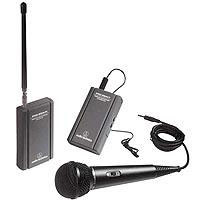 

Audio-Technica Audio-Technica VHF Twin Mic System with Hand Held, Lavalier & Battery-powered Receiver and Transmitter