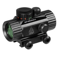 

UTG 1x30 Red/Green 4MOA Dot Sight, Matte Black Finish with Integral Picatinny Mounting Deck, 38mm Main Tube