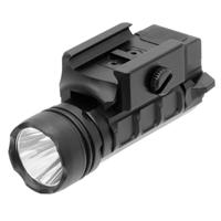 

UTG 400 Lumen Sub-compact LED Ambidextrous Pistol Flashlight, Picatinny Mount