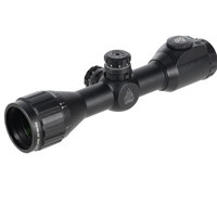

UTG 4x32 Compact CQB Bug Buster IE Riflescope, Matte Black Finish with Illuminated Mil Dot Reticle, Target Turrets, Adjustable Objective & Rings, 1" Center Tube