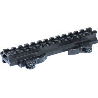 

UTG LE Rated Double Picatinny Rail with 13 Slot Angled Mount with Integral QD Lever Lock System