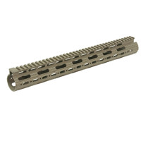 

UTG 15" AR15 Super Slim Free Float Handguard, Flat Dark Earth Cerakote
