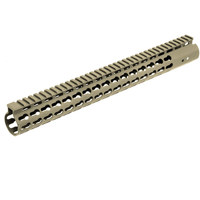

UTG 15" AR15 Keymod Free Float Handguard, Flat Dark Earth Cerakote