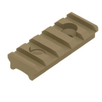 

UTG PRO 5-Slot Super Slim Free Float Rail Section, Cerakote Flat Dark Earth