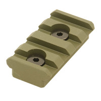 

UTG PRO 4-Slot Keymod Picatinny Rail Section, OD Green