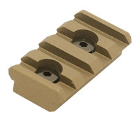 

UTG PRO 4-Slot Keymod Picatinny Rail Section, Burnt Bronze