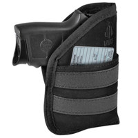 

UTG 3.9" Ambidextrous Pocket Holster for Sub-Compact 9mm and .40 Auto Pistols, Black