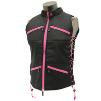 

UTG True Huntress Female Sporting Vest with Two Concealed Carry Horizontal Pockets, Fits Small to Large, Black/Pink