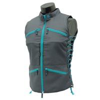 

UTG True Huntress Female Sporting Vest, Adjust Girth from 36" to 54", Fits Small to Large, Gray/Blue