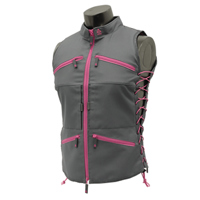 

UTG True Huntress Female Sporting Vest, Fits Small to Large, Gray/Pink