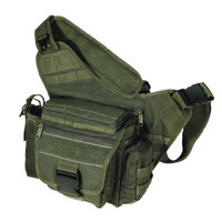 

UTG Vital Chest Pack/Shoulder Sling Bag, Black/Gun Metal