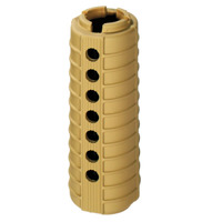 

UTG Polymer Handguards for M4 Carbine/AR Rifles, Double Heat Shield, Tan