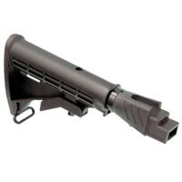 

UTG Mil-Spec Collapsible Stock Combo Kit for AK Rifles, Includes Mil-Spec 6-Position Extension Tube, Castle Nut and Gen II Elevated Cheek Rest Stock Adaptor