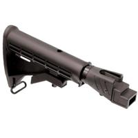 

UTG Mil-Spec Collapsible Stock Combo Kit for AK Rifles, Includes Mil-Spec 6-Position Extension Tube, Castle Nut and Gen III Elevated Cheek Rest Stock Adaptor