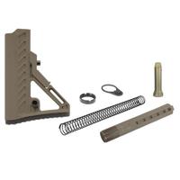 

UTG Ops Ready S2 Commercial-Spec Stock Kit for M4 Rifles, Includes Mil-Spec 6-Position Extension Tube, Buffer, Buffer Spring, Tear-Drop Ring and Castle Nut, Flat Dark Earth