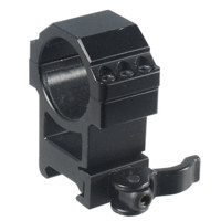

UTG Max Strength LE Grade Quick Detach Picatinny Rings, 30mm Diameter, 25mm Width, High Profile, 2 Pack