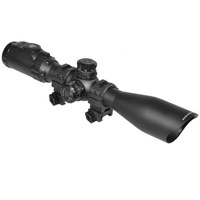 

UTG 1.5-6x44 Riflescope, Matte Black Finish with 36 Color EZ-TAP Illuminated Mil-Dot Reticle & Rings, 30mm Center Tube