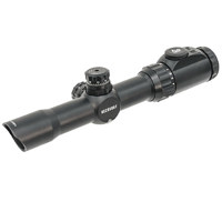 

UTG 1-8x28 CQB/MRC Riflescope, Matte Black with Illuminated 36-Color Mil-Dot Reticle, 30mm Tube, with QD Rings, Target Turrets