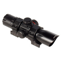 

UTG 1x30mm ITA Red/Green 4 MOA Dot Sight with Riser Adaptor, QD Mount & Flip-open Lens Caps, 6.4" Long