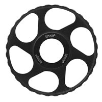 

UTG Side Wheel Add-On for Bubble Leveler Side Parallax Adjustable AccuShot Riflescopes, 100mm, Matte Black