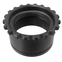 

UTG Standard Steel Barrel Nut for Mil-Spec AR15 Upper Receivers, Matte Black