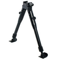 

UTG Universal Shooter's Bipod-Tactical/Sniper Profile Adjustable Height with Steel Combat Stand, 9" to 11"