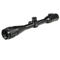 

UTG 4-16x40 True Hunter IE Riflescope, Matte Black Finish with Illuminated Mil Dot Reticle, Adjustable Objective, Target Turrets & Rings, 1" Center Tube