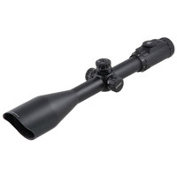 

UTG 4-16x56 AccuShot IE Riflescope, Matte Black Finish with Illuminated Mil Dot Reticle, Side Parallax Focus, Target Turrets & Rings, 30mm Tube
