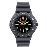 

UZI Protector Swiss Tritium Thailand Movement Men's Watch with Rubber Strap, Black