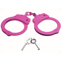 

UZI Handcuff Chain with 2 Keys, Pink