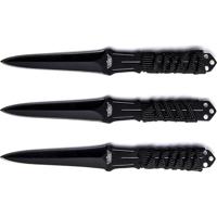 

UZI 6" Throwing Knife with Stainless Steel Blade, Pack of 3, Black/Silver