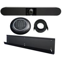 

Vaddio GroupSTATION Deluxe System, Includes Camera/Sound Bar, MicDock (Controller and Dialer), 25' Cat-6 SSTP Shielded Link Cable, Wall Mount with Integrated Cable Tray, North America