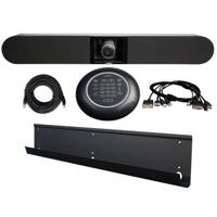 

Vaddio GroupSTATION Premier System, Includes Camera/Sound Bar, MicDock (Controller and Dialer), 25' Cat-6 SSTP Shielded Link Cable, Wall Mount with Integrated Cable Tray, PC to Dock Interface Cable, North America