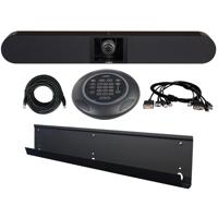 

Vaddio HuddleSTATION Premier System, Includes Camera/Sound Bar, Huddle Dock (Controller and Dialer), 25' Cat-6 SSTP Shielded LINK Cable, Wall Mount with Integrated Cable Tray, PC to Dock Interface Cable, North America