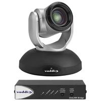 

Vaddio RoboSHOT 20 UHD PTZ Camera with OneLINK Bridge A/V Interface Receiver, 12x Optical Zoom, Silver/Black