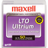 

Maxell LTO Ultrium Universal Cleaning Cartridge for LTO-1/2/3/4 & 5 Tape Drives, 15-20 Cleanings