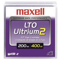 

Maxell Ultrium LTO-2 1/2" Tape Cartridge, 200GB /400GB Capacity