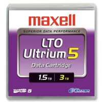 

Maxell LTO Ultrium 5 Data Cartridge, 1.5/3TB Capacity, 140-280MB/s Native Transfer Rate