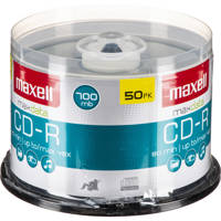 

Maxell 700MB CD-R Write Once Recordable Disc, 50 Pack Spindle