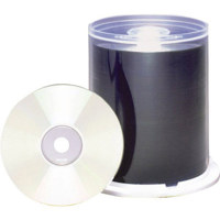 

Maxell CD-RBS 700MB Shinny Silver Thermal Printable Recordable Compact Discs, 100 Pack Spindle