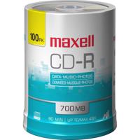 

Maxell CD-R 48X Recordable Media 100 Pack Spindle 700MB