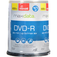

Maxell DVD-R 16X Recordable Media, 4.7GB, 16X, 100 Pack Spindle
