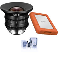 

Venus Laowa 12mm T2.9 Zero-D Ultra-Wide Angle Lens for Sony E Cameras , Black - Bundle with LaCie 1TB Rugged Mini Portable External Hard Drive, Cleaning Kit