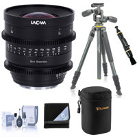 

Venus Laowa 15mm T2.1 Zero-D Cine Lens for Sony FE, Feet Bundle with Vanguard ALTA PRO 2 264AP Aluminum Tripod, Lens Case, Wrap, Lens Cleaner, Cleaning Kit