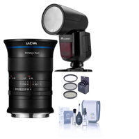 

Venus Laowa 17mm f/4 Zero-D Lens for GFX Medium Format System, Bundle with Zoom Li-on X R2 TTL On-Camera Round Flash Speedlight 6